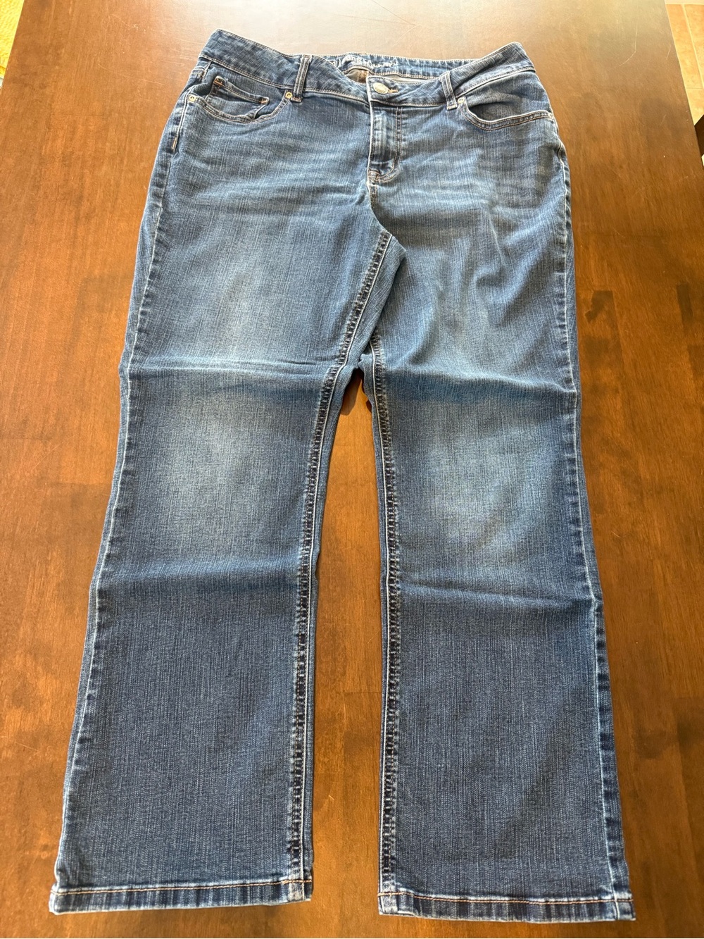 Maurices Bootcut Jeans 14W Short Stretch Mid Rise Plus Size Denim